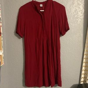 Old navy red dress/ medium
